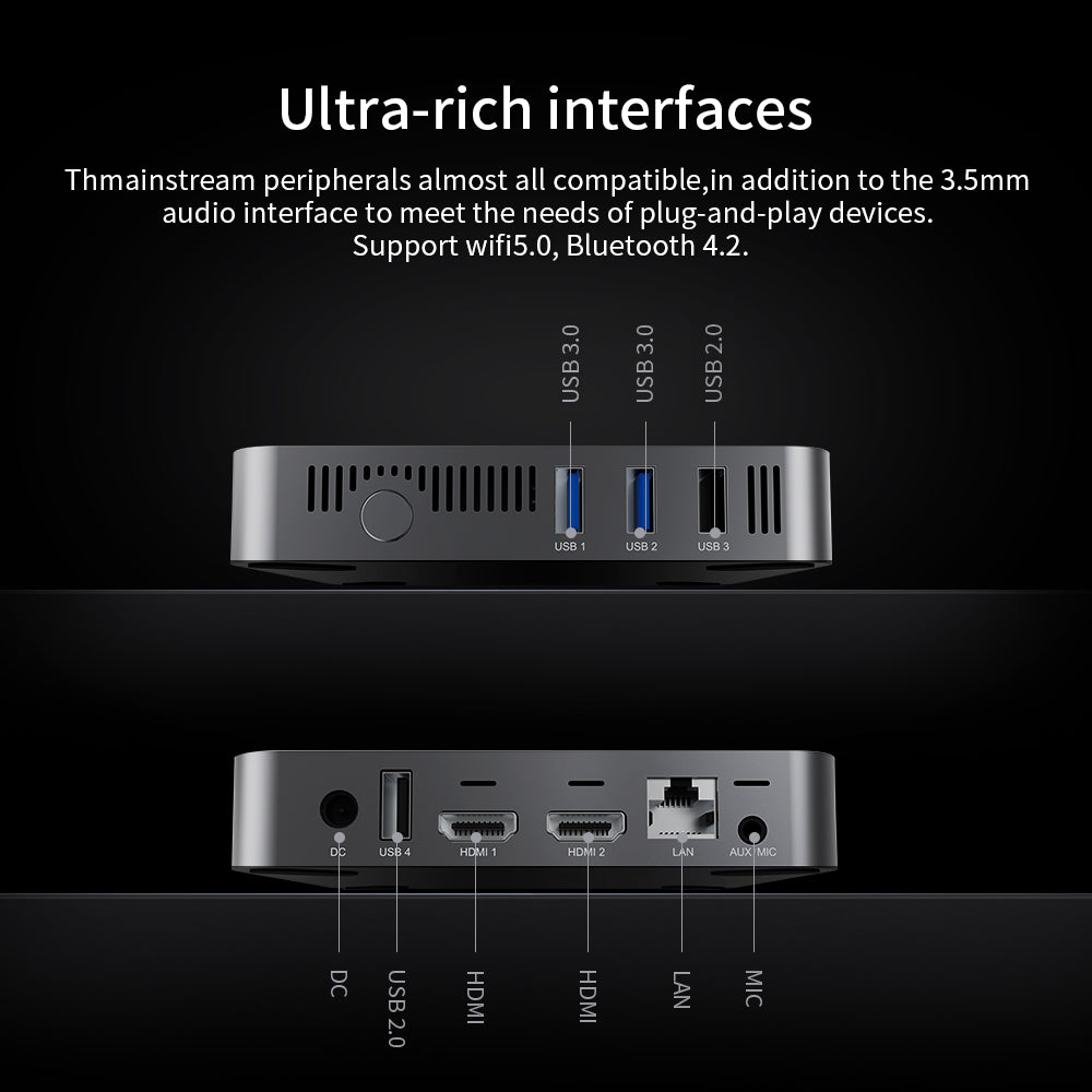 Ultra-thin computer mainframe rich interface