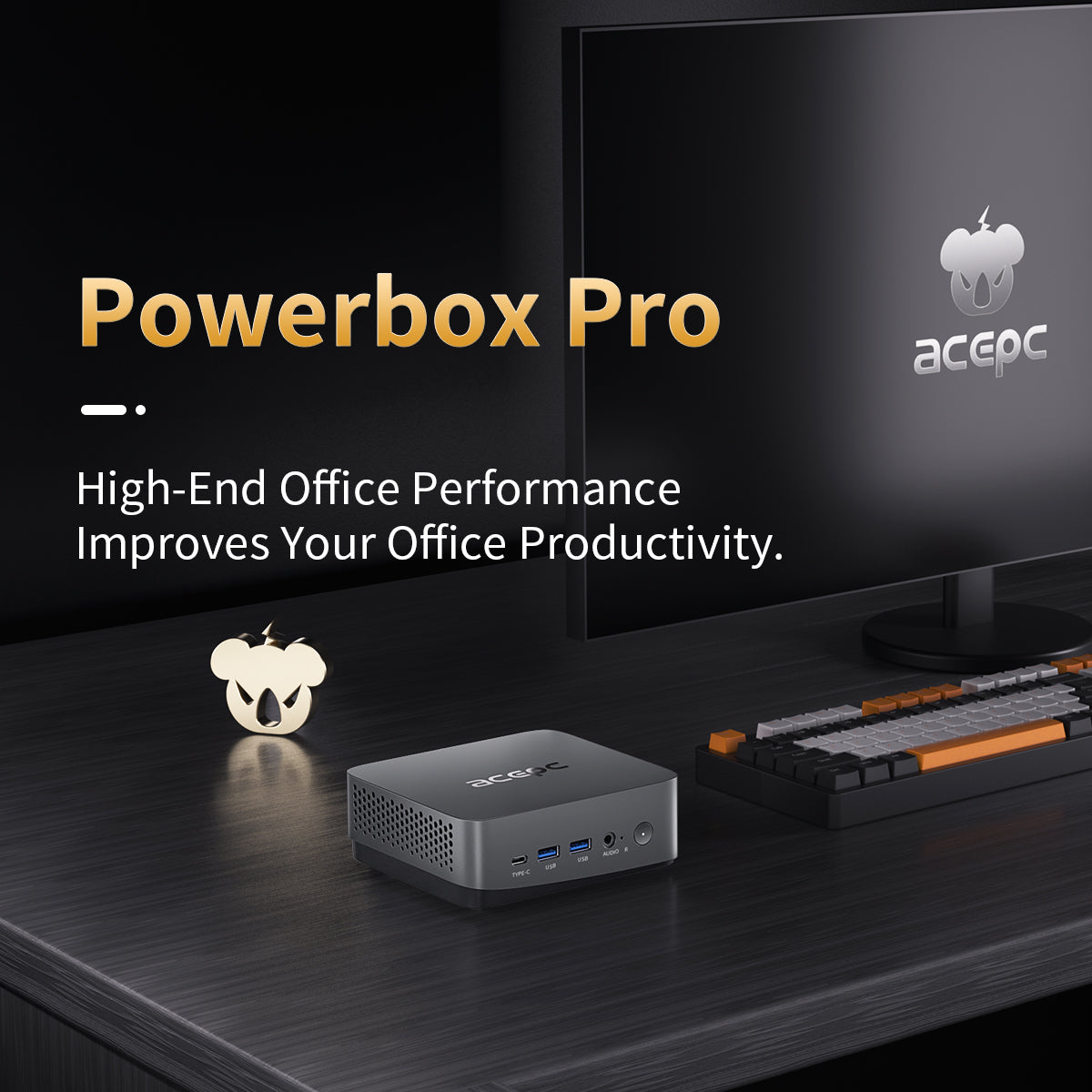 PowerBox Pro Intel i5 12450H ミニ PC