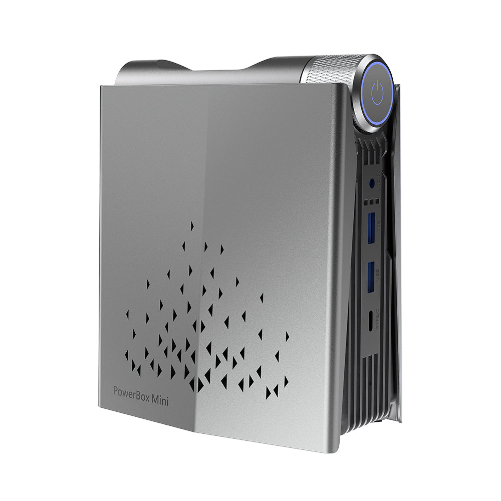 Side of the amd 6600H's Standing MINI PC